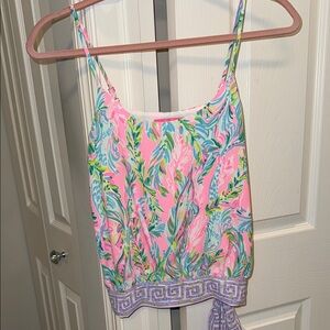 Colorful Women's blouse with Spaghetti Straps